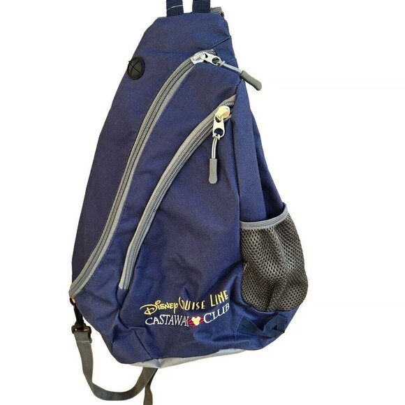 Disney Cruise Line Castaway Club Sling Shoulder Bag Backpack Bag - Picture 1 of 5